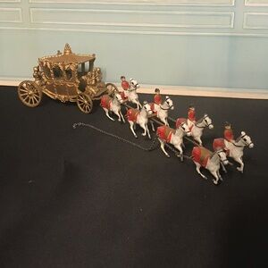 Lesney 1950’s Queen Elizabeth Coronation Coach Carriage Horses